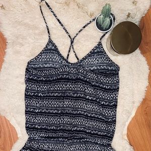 Black and white romper